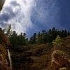 Bletterbach canyon: la cascata a Butterdoch 