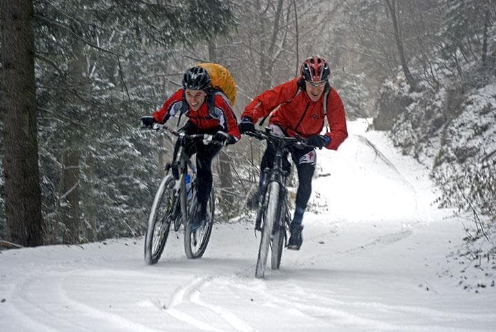 MTB sulla neve MTB sulla neve