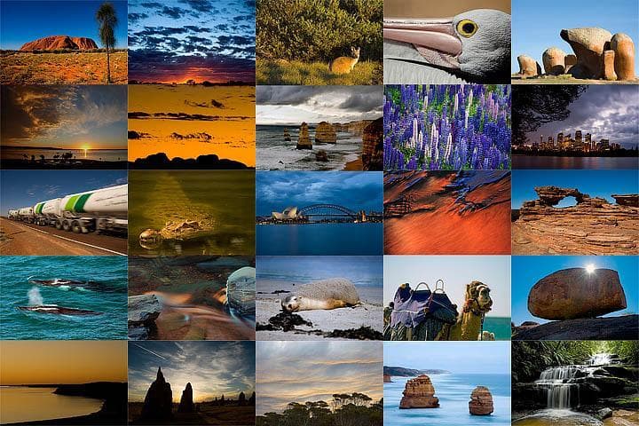 25 scatti in Australia
