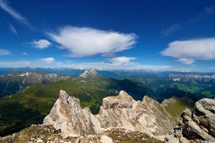 Panorama dal Col de Puez