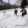 Di ritorno alla Malga Cloz