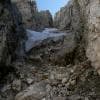 Passaggio in un piccolo canyon
