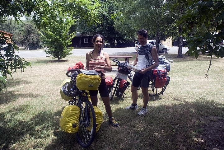 Viaggiare in bicicletta