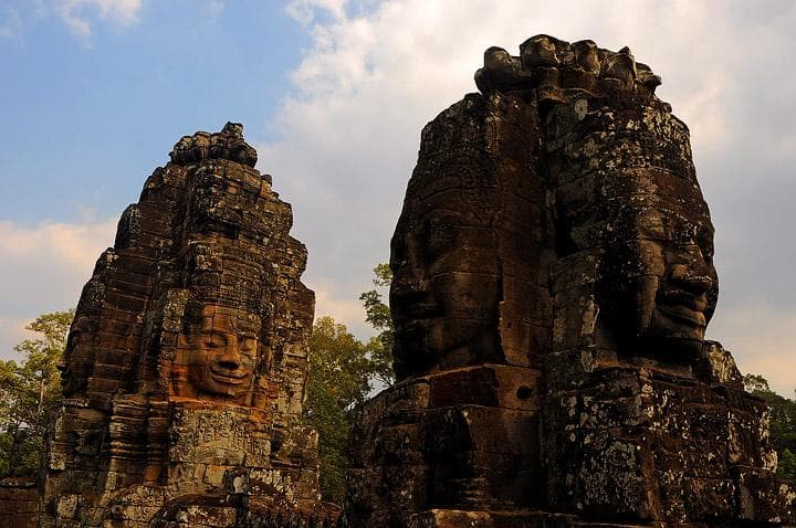 Le facce del Bayon