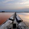 Saline al tramonto
