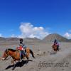 Taxi locali nel cratere del Tengger