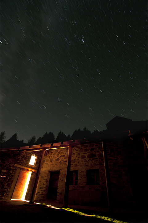 Malga stablaz in notturna