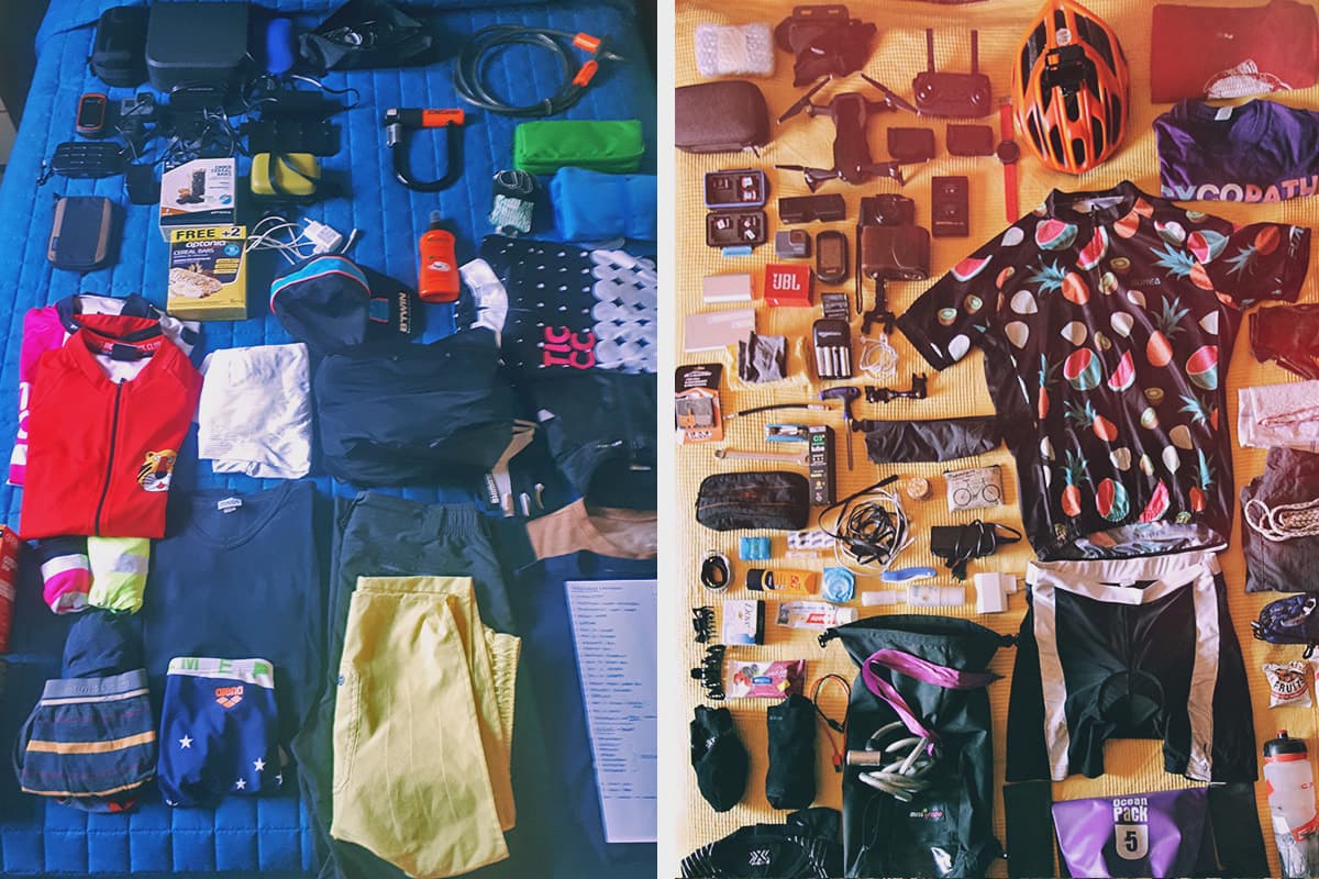 Viaggiare in bikepacking Confronto 1