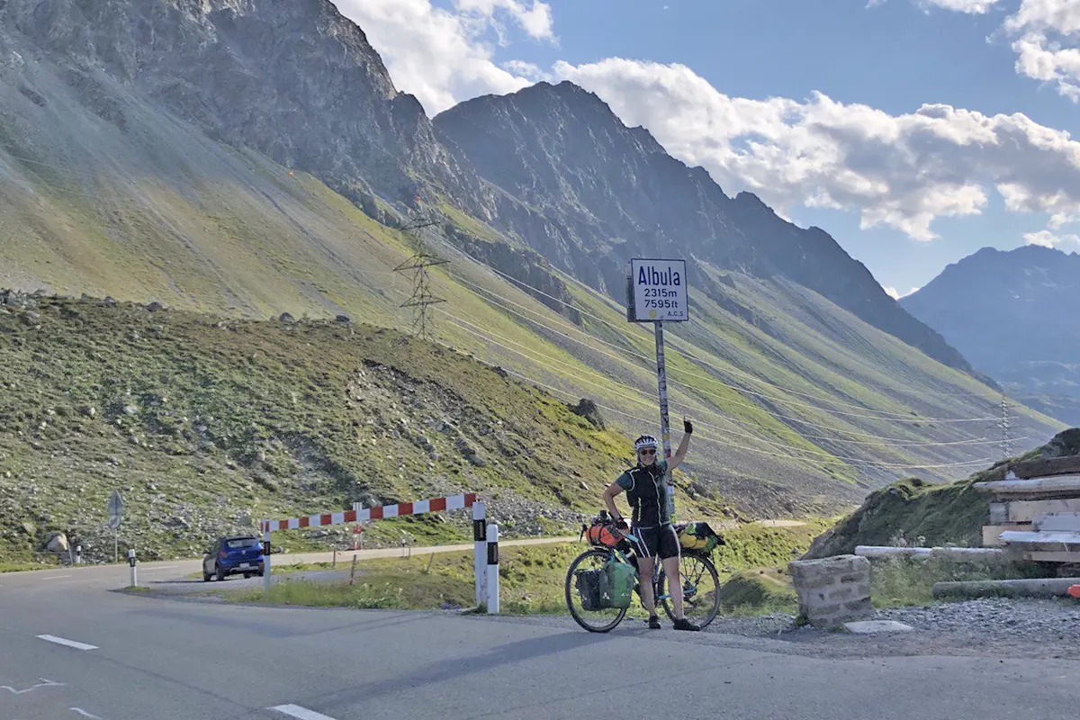 Svizzera in bici passo albula