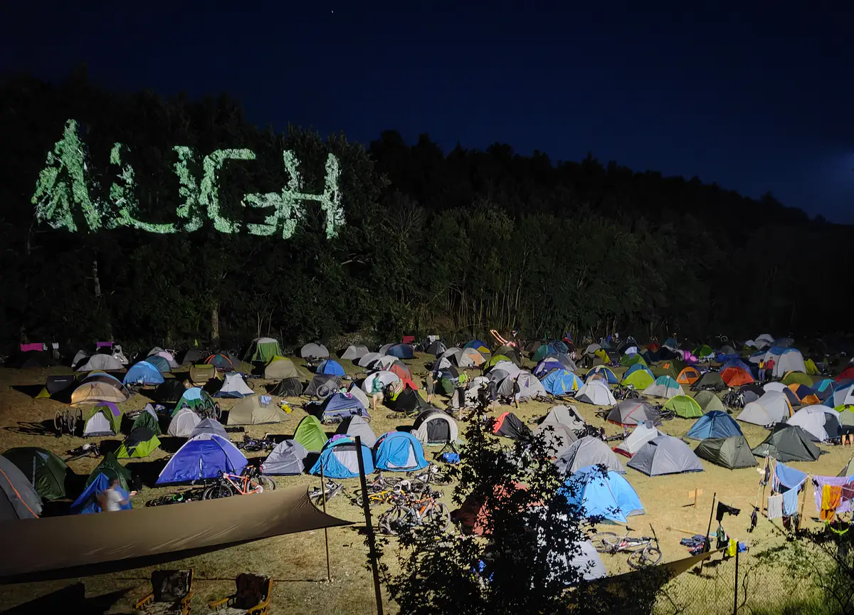 augh umbria bikepacking camp