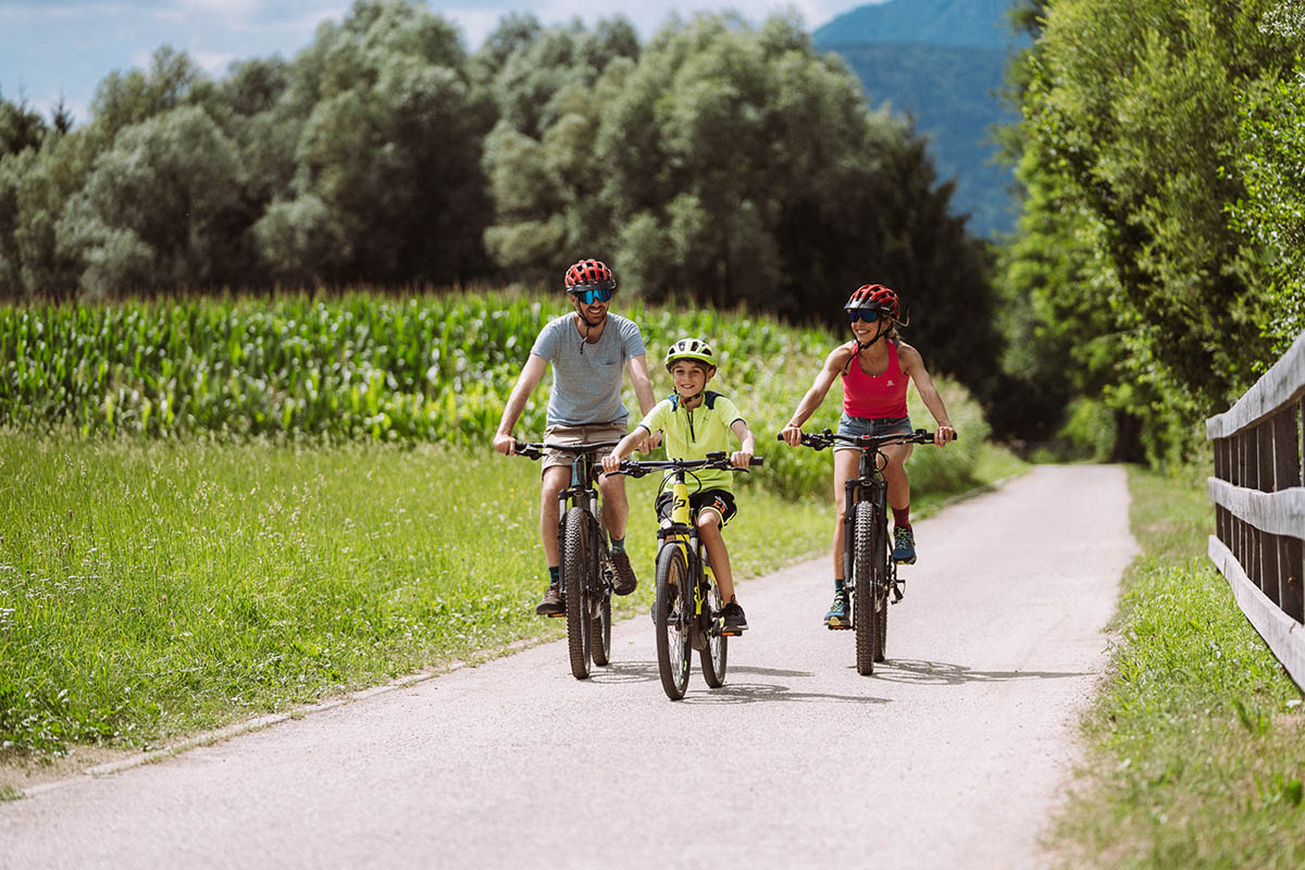 ciclabile famiglia