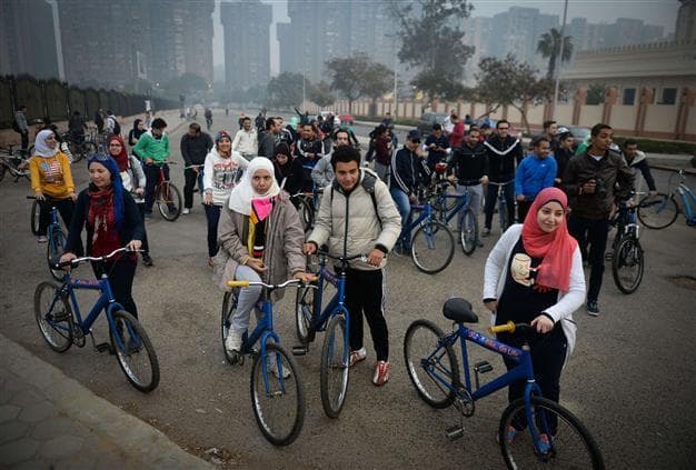 ciclisti cairo