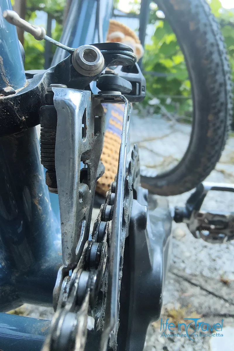 D1212 Gancio Deragliatore Posteriore Per Bici Fischer: Forcellino Di Ricambio Resistente Con Bulloni, Per Cambio Preciso E Protezione Telaio