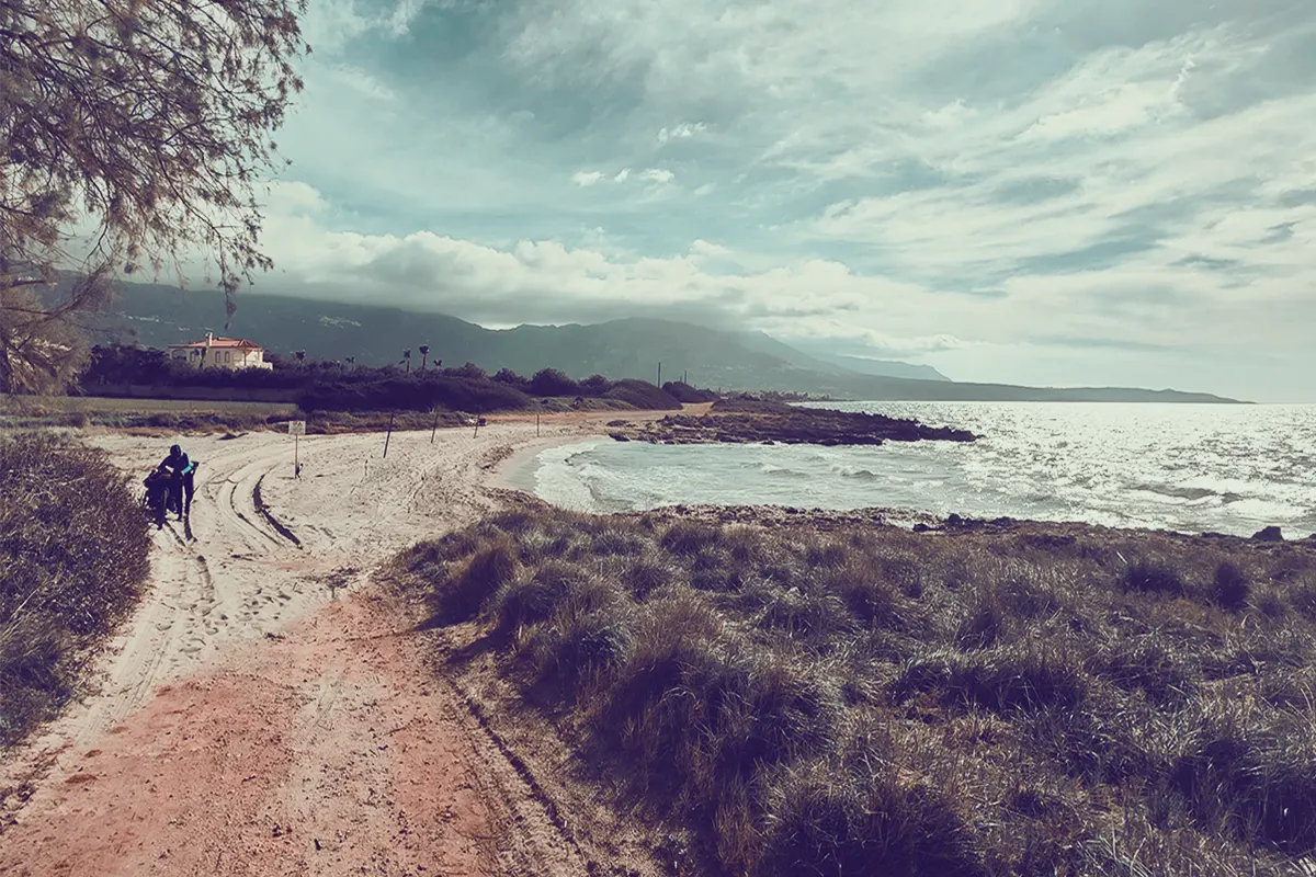 penisola malvasia in bici