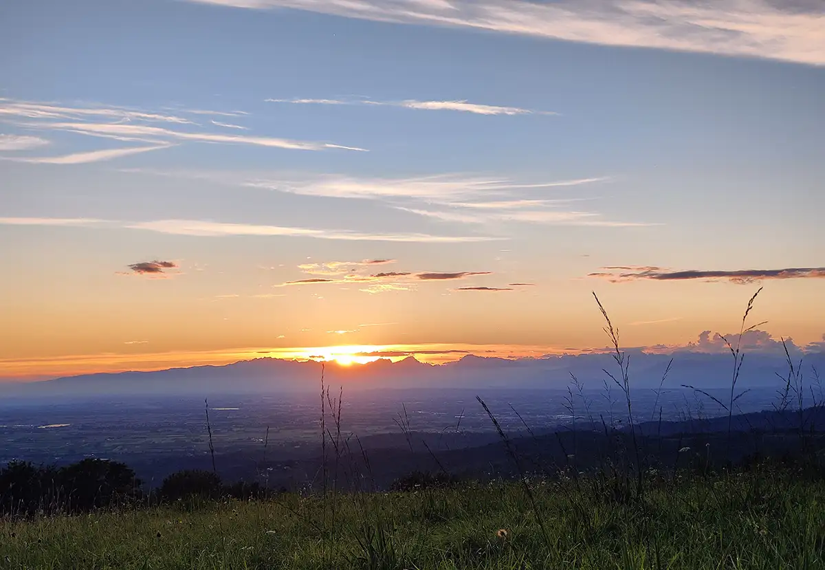 fvg bike trail tramonto senik