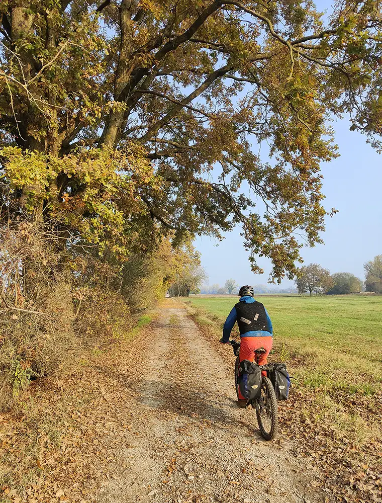 in bici al purgatorio enza arrivo