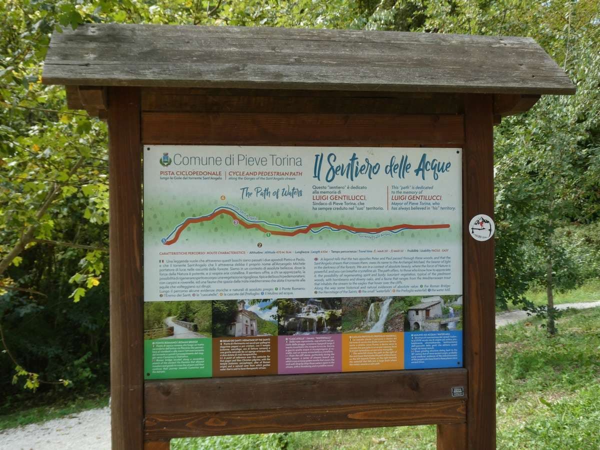 sentiero delle acque
