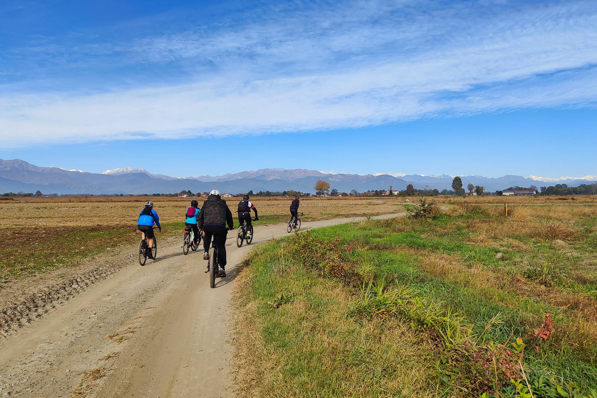 Gravel loop fluviale da Pinerolo: lungo il Chisone e il Pellice