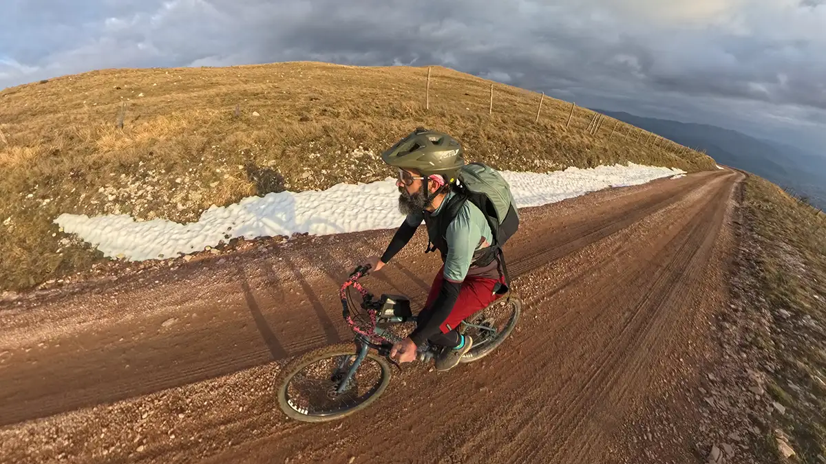 assisi subasio strada tramonto