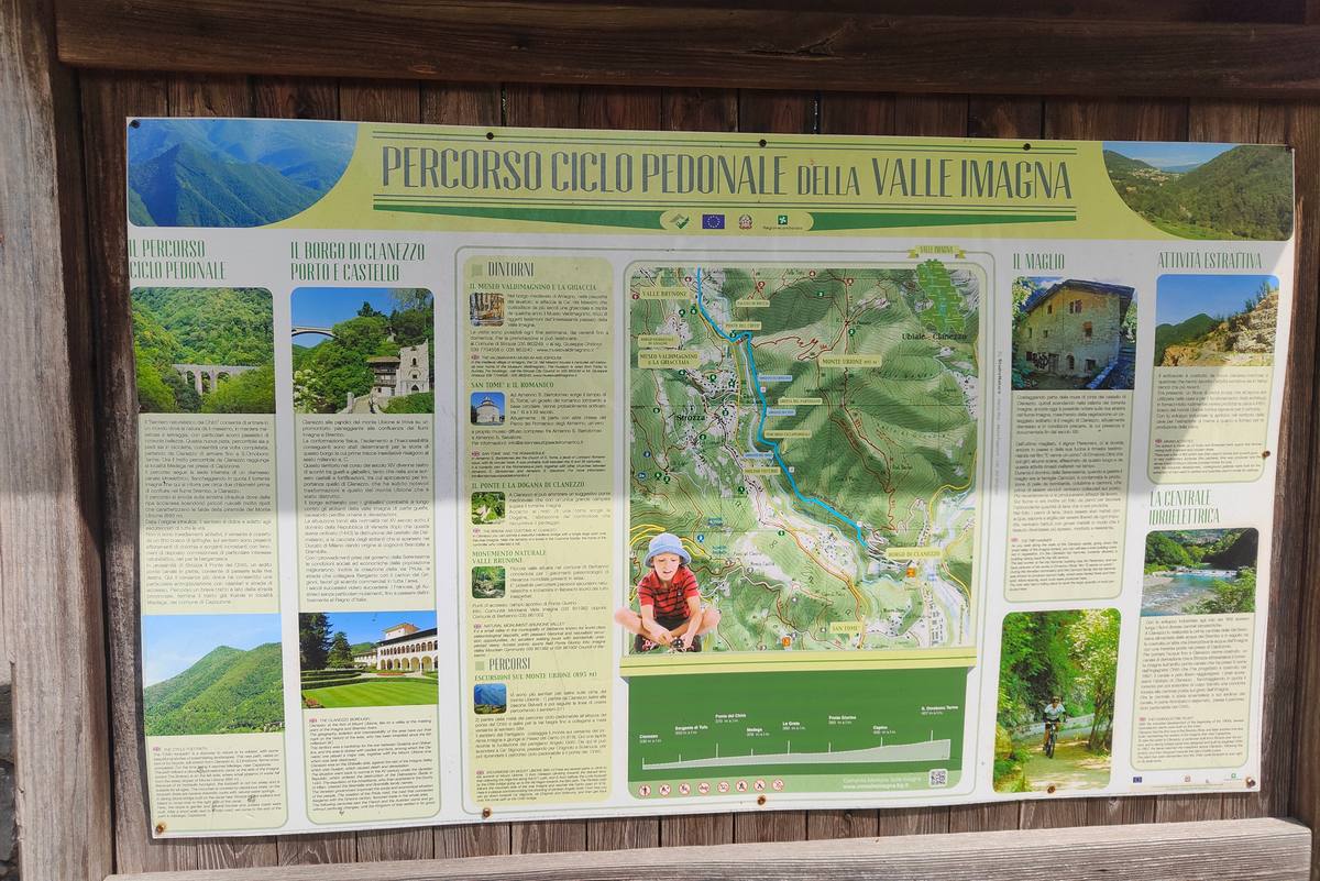 ciclabile valle imagna