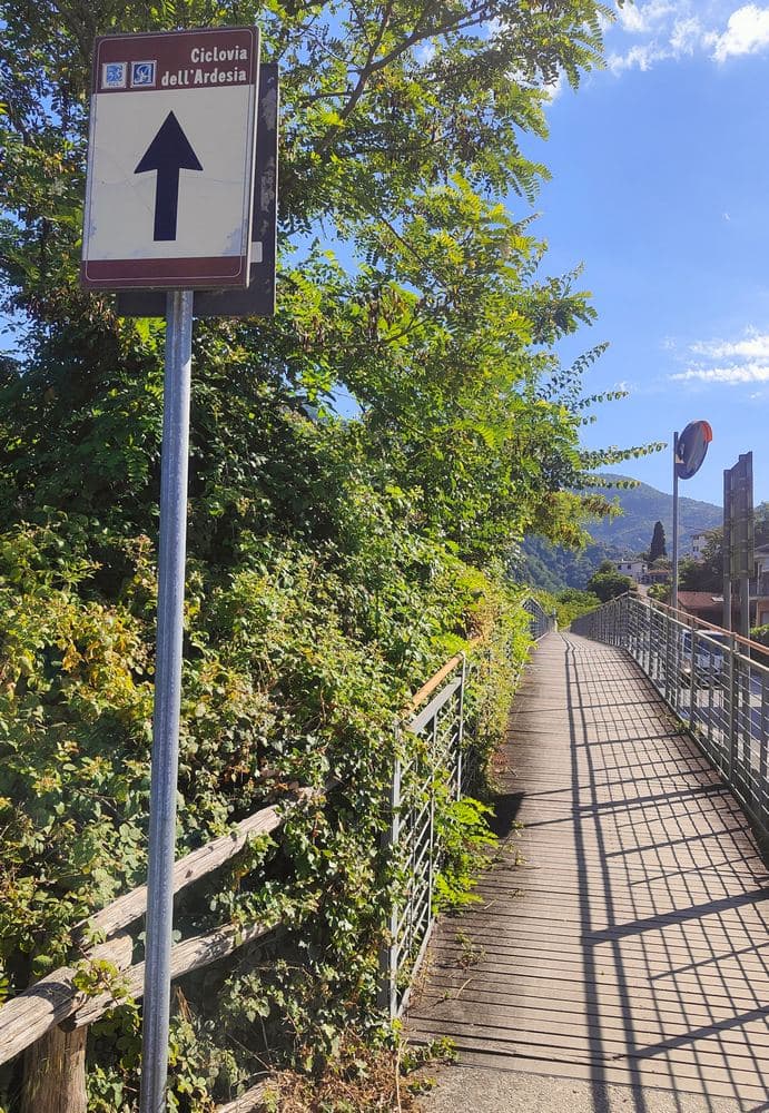 passerella ciclovia ardesia