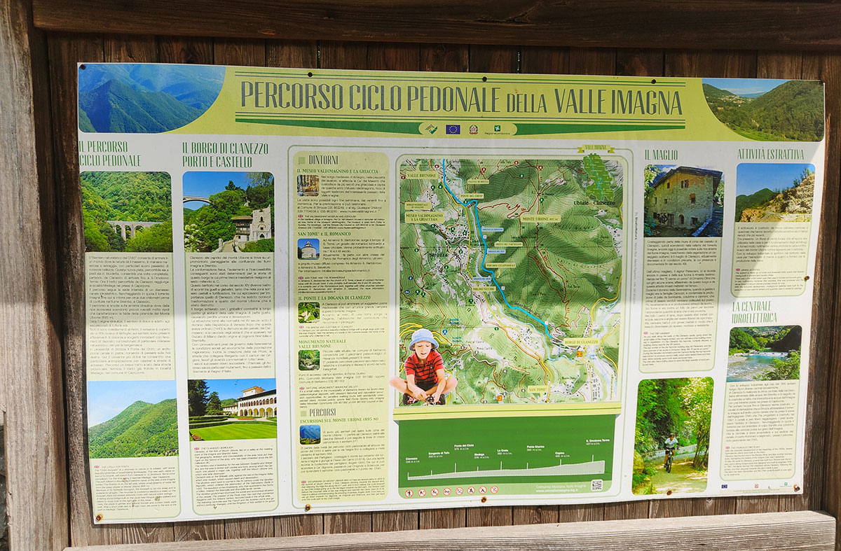 ciclabile valle imagna chito