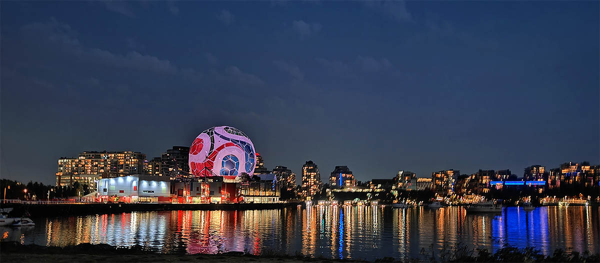 Vancouver di notte