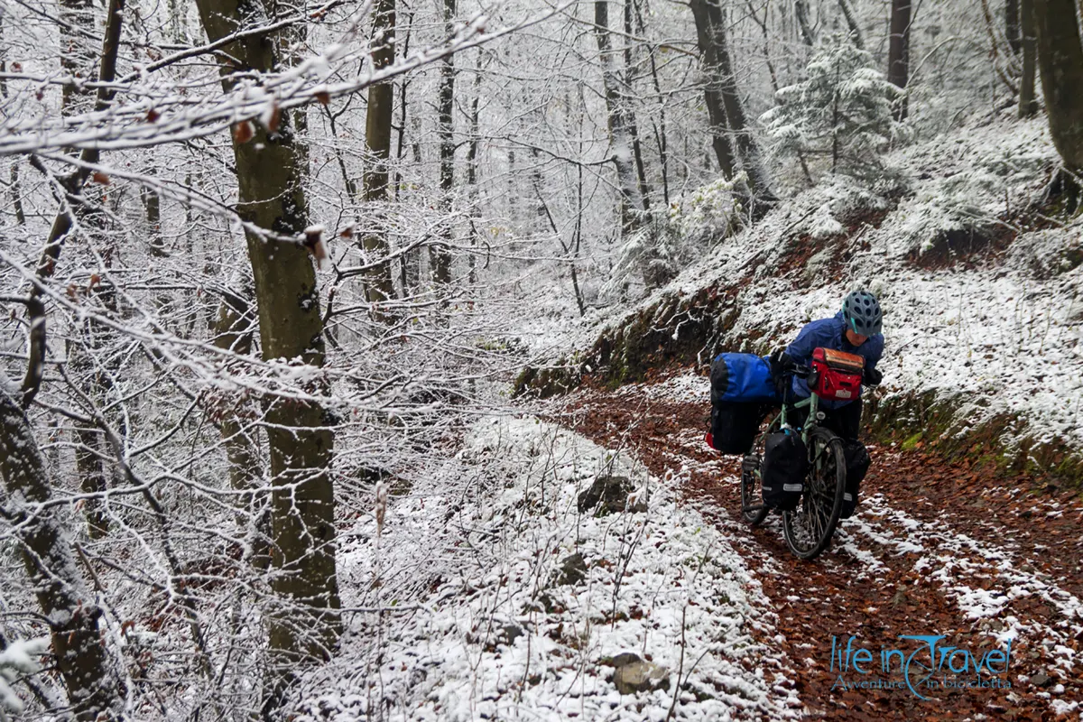 bicicletta d inverno