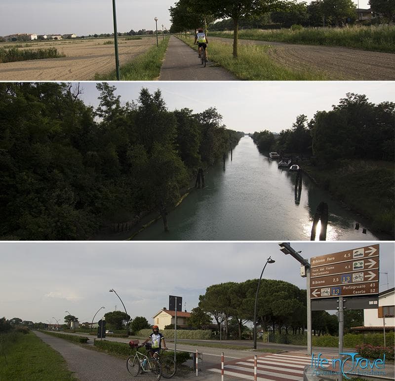 ciclovia lignano bibione