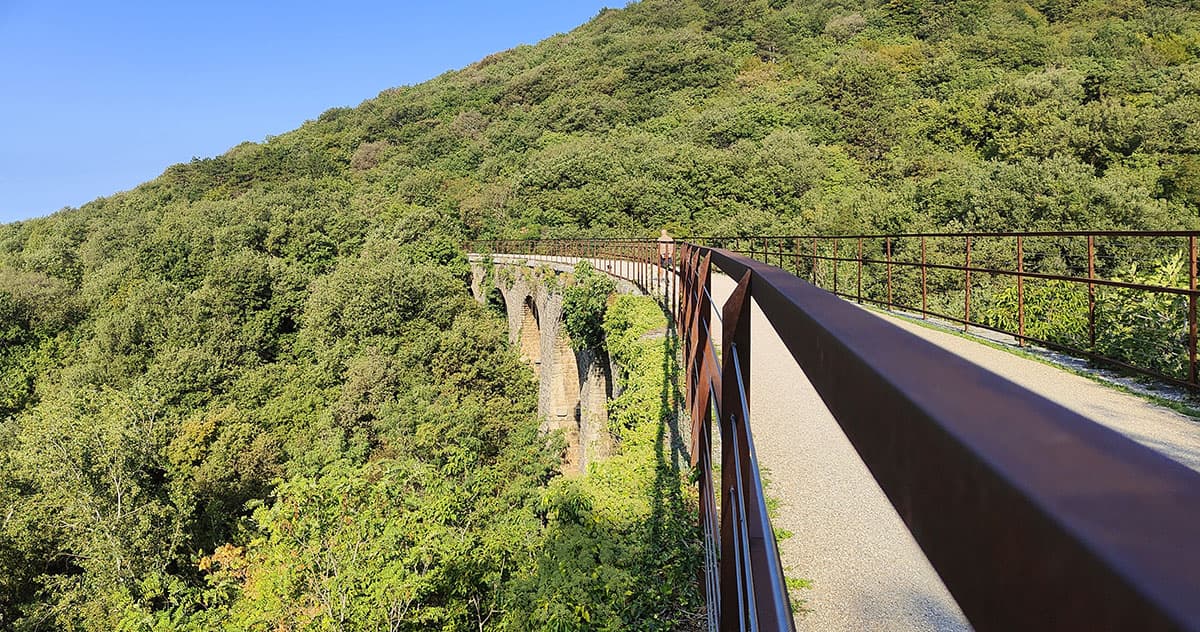 04 val rosandra in bici viadotto