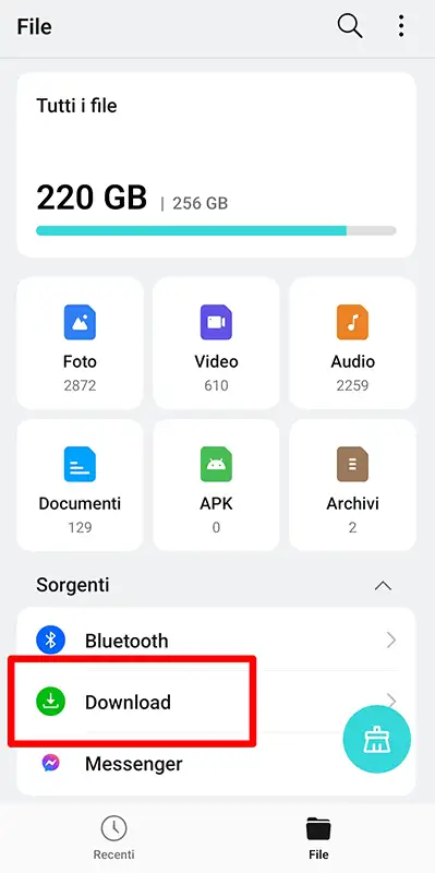 aprire file gpx i miei file download
