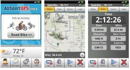 All Sport GPS screenshot