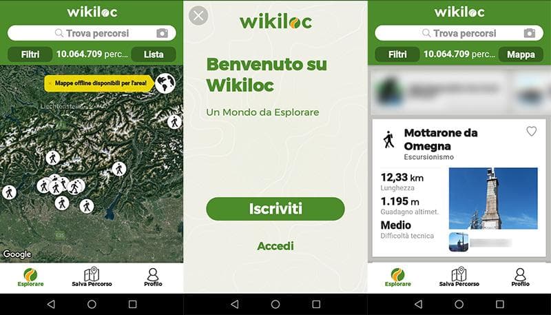 App GPS wikiloc