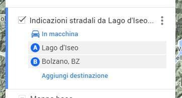 percorso google maps