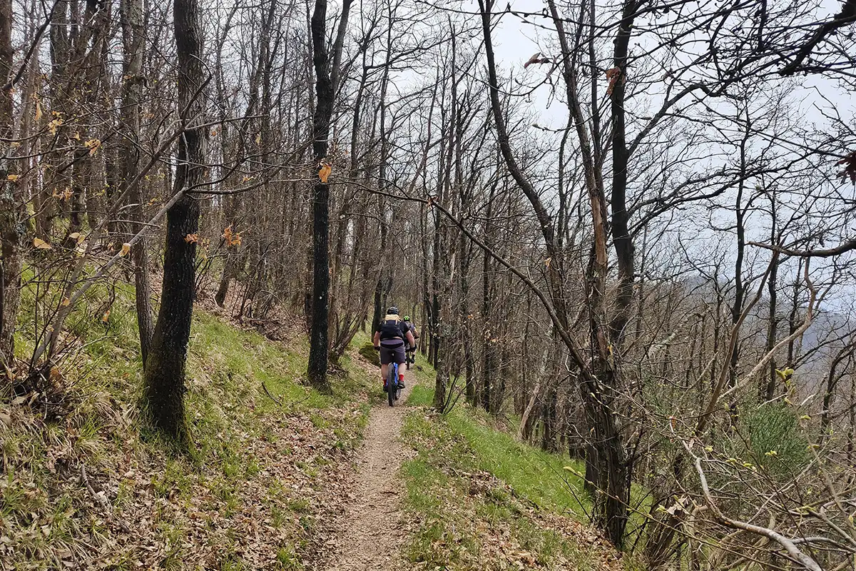 alta via delle 5 terre in mtb