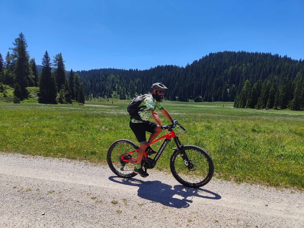 malghe dell alta val di non in bici