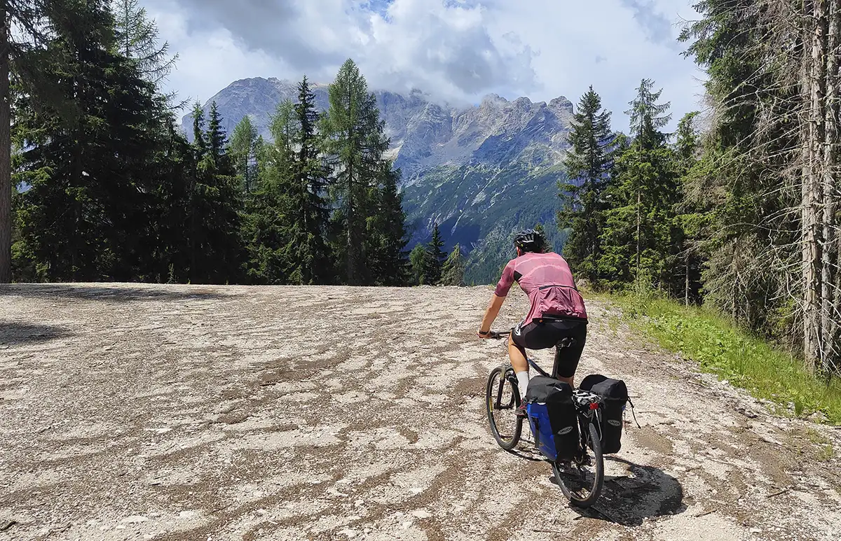 giro monte civetta in gravel
