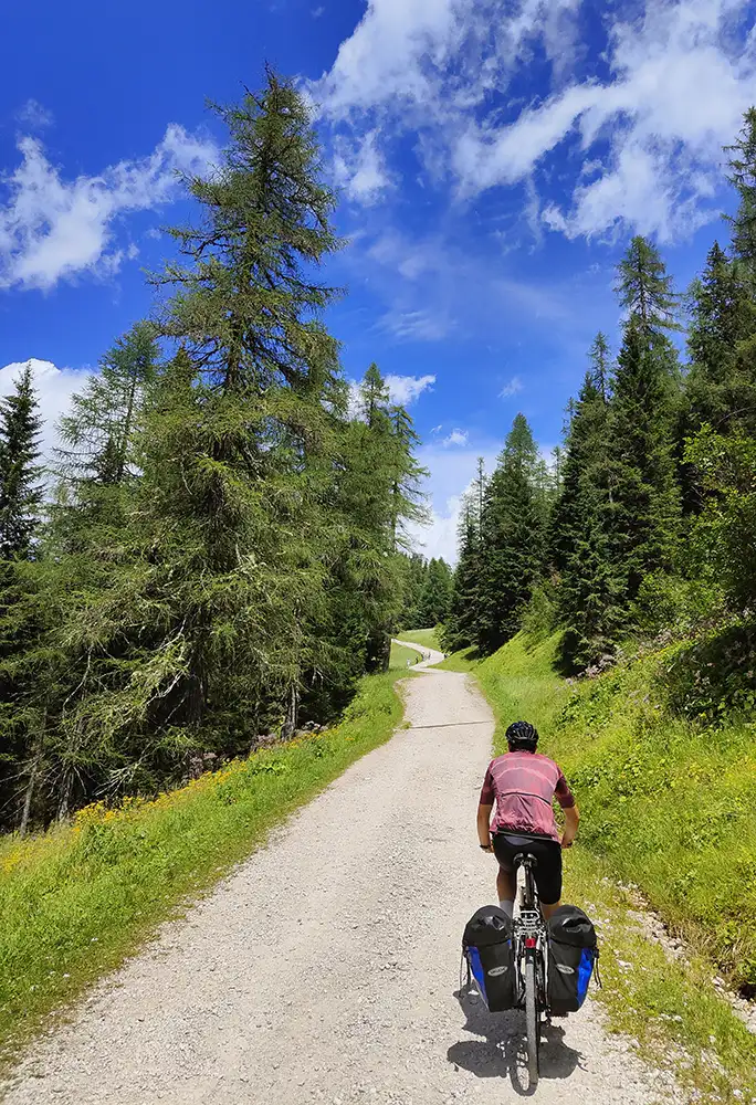  forestale pelmo giro monte civetta in gravel