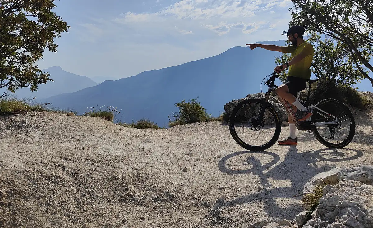 passo tremalzo da riva del garda mtb punta larici