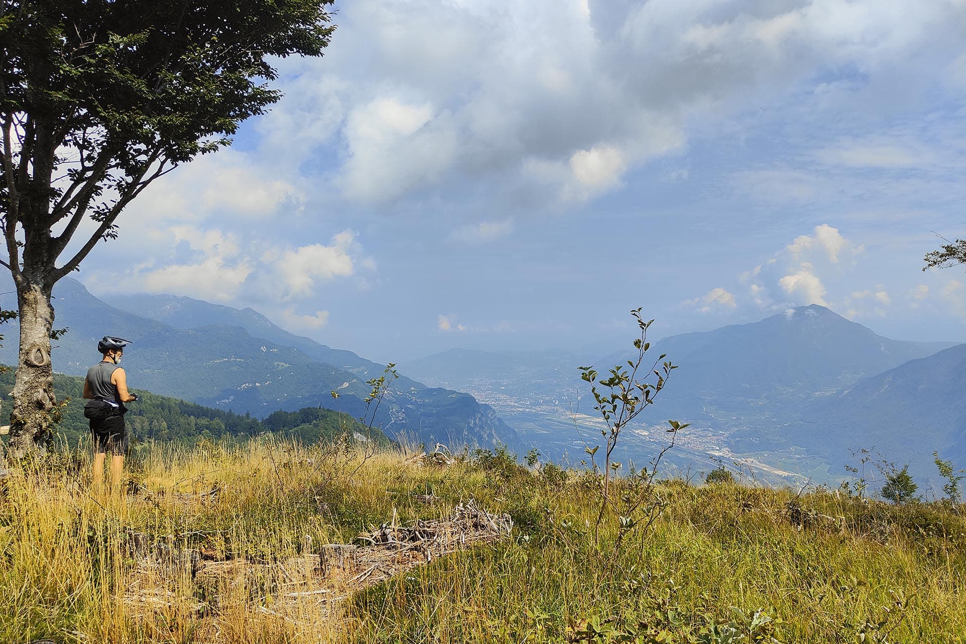 Grande anello MTB enduro sul monte Bondone da Trento