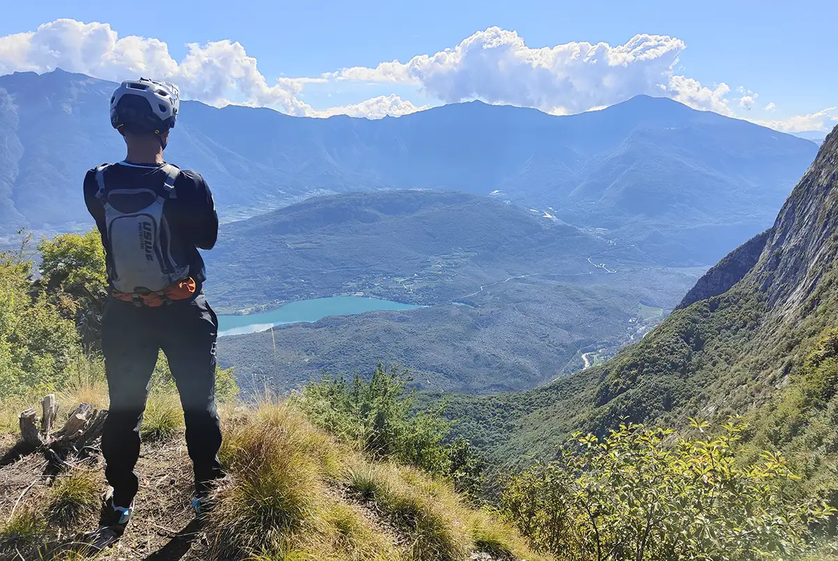 monte casale ridge trail panorama