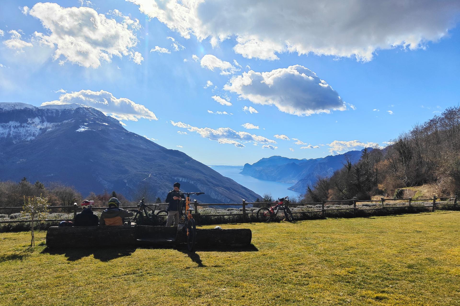 Monte Creino e Naranch trail in MTB nell'Alto Garda Trentino