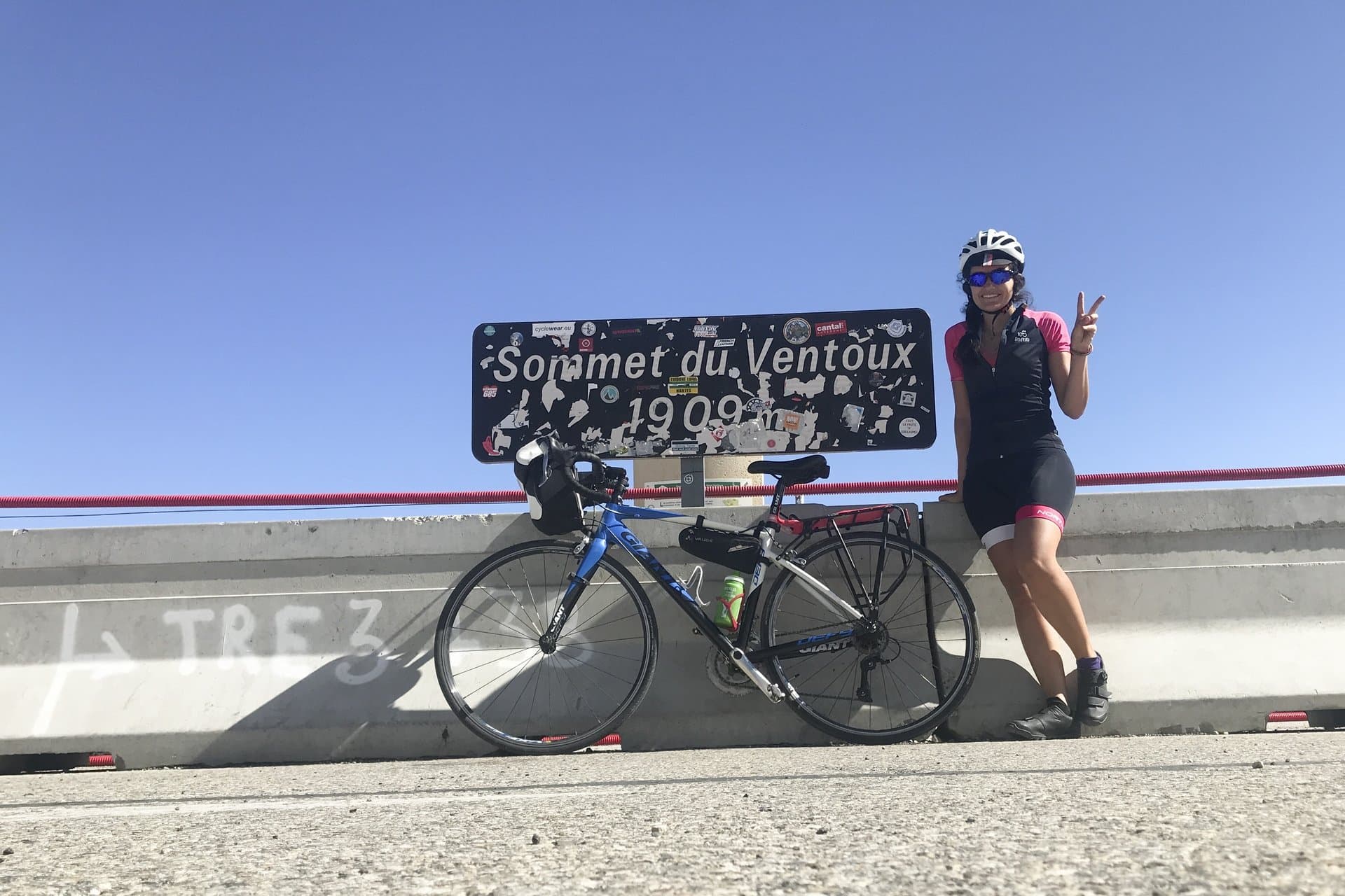 DAY1 Autoscatto Mont Ventoux in bici