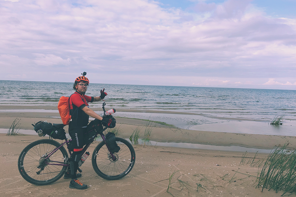 mar Baltico  Lettonia in bici