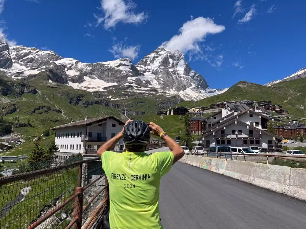 Firenze-Cervinia in bici