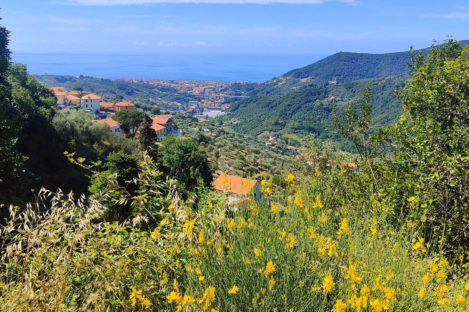 Liguria di Levante in gravel tra fiume Entella e Leivi da Chiavari 