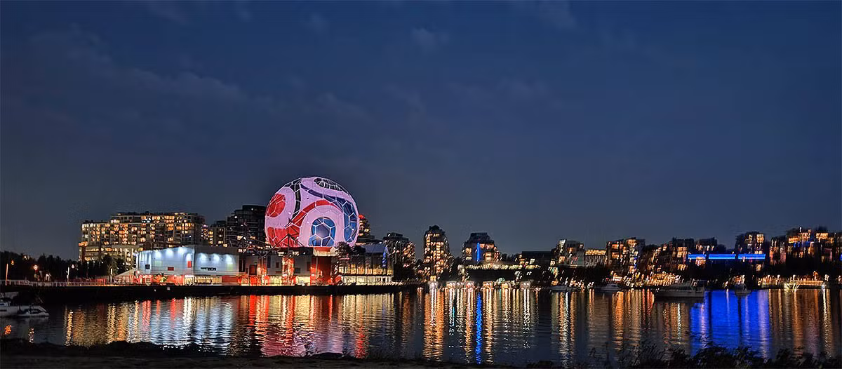 Vancouver di notte
