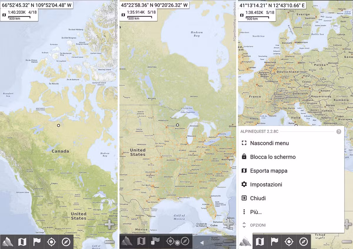 App GPS Alpine Quest screenshot