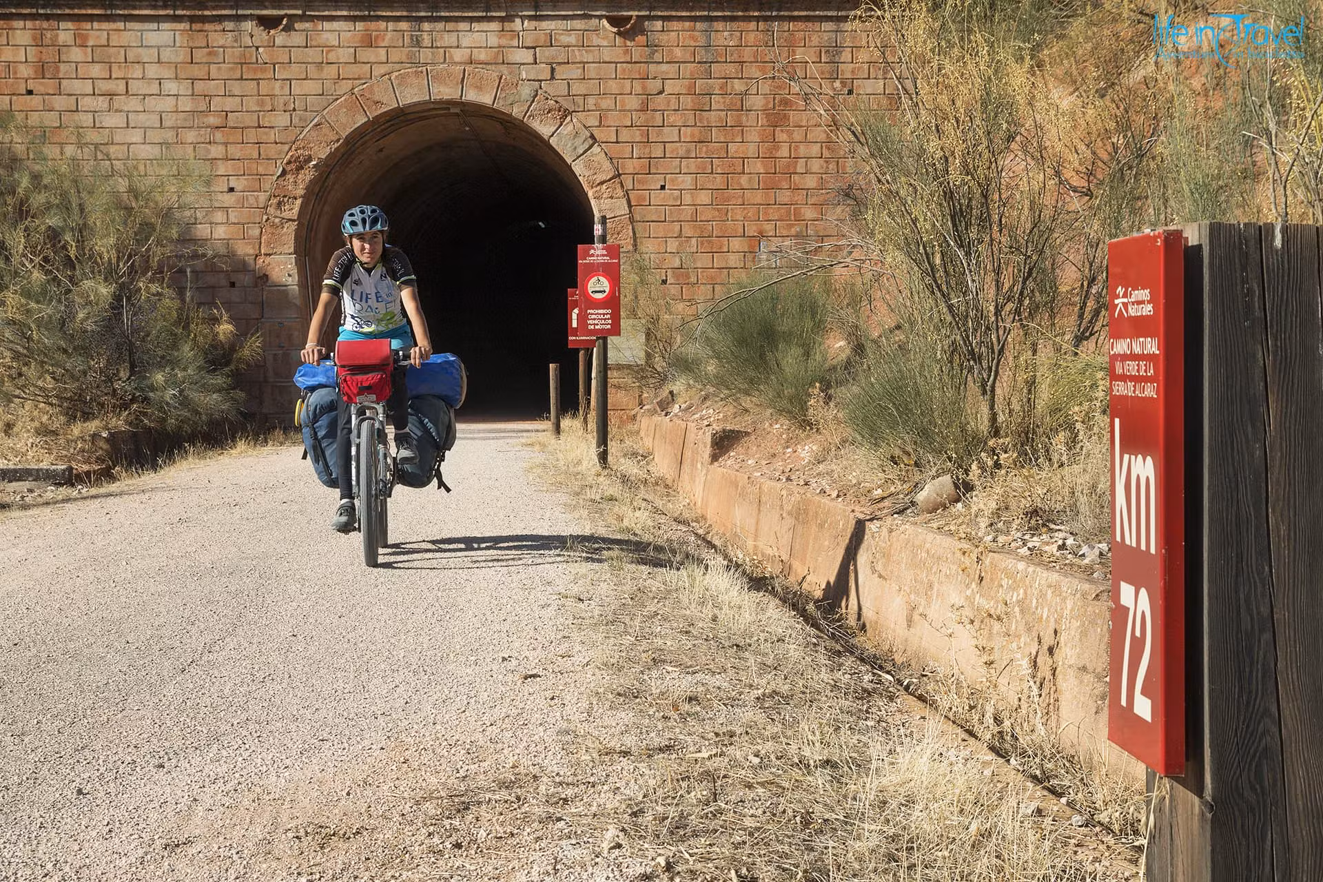 Vecchia ferrovia in Spagna