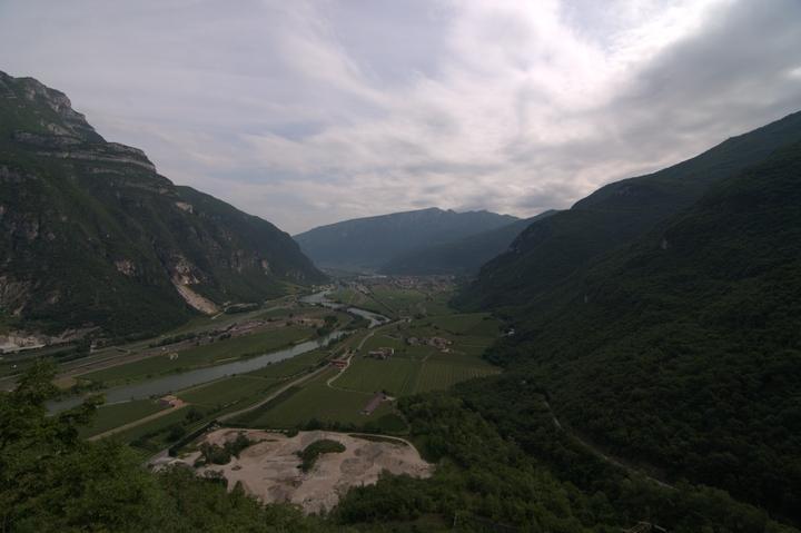 Panorama sulla valle dell'Adige